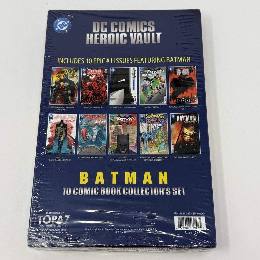 DC Comic Heroic Vault DC Comic Book Collector's Set Batman Series Vol. 2 - Picture 2 of 2
